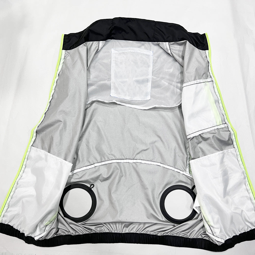 Air Conditioning Fans Vest for Men Women with 2*5V Fans Air Conditioned Clothes Sleeveless Workwear Heat Reducing & Breathable for Hot Weather