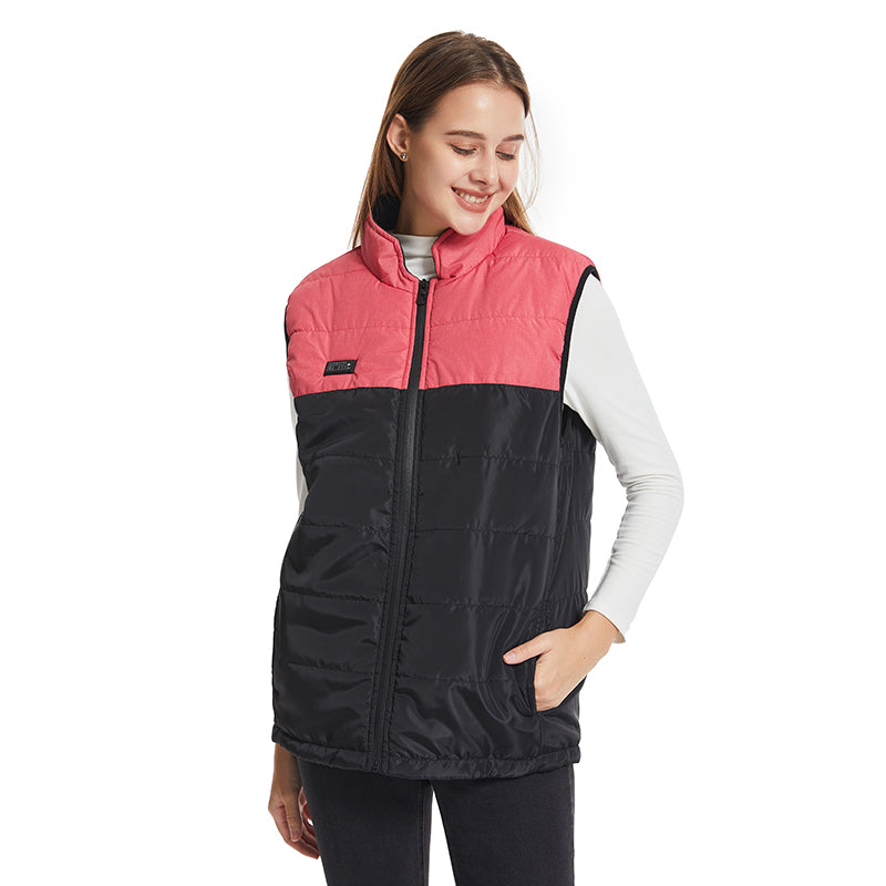 4 Control 21 Heating Areas Heated Vests for Couple Women Men USB Electric Heated Jacket with 3 Heating Levels Heated Waistcoat with Zipper