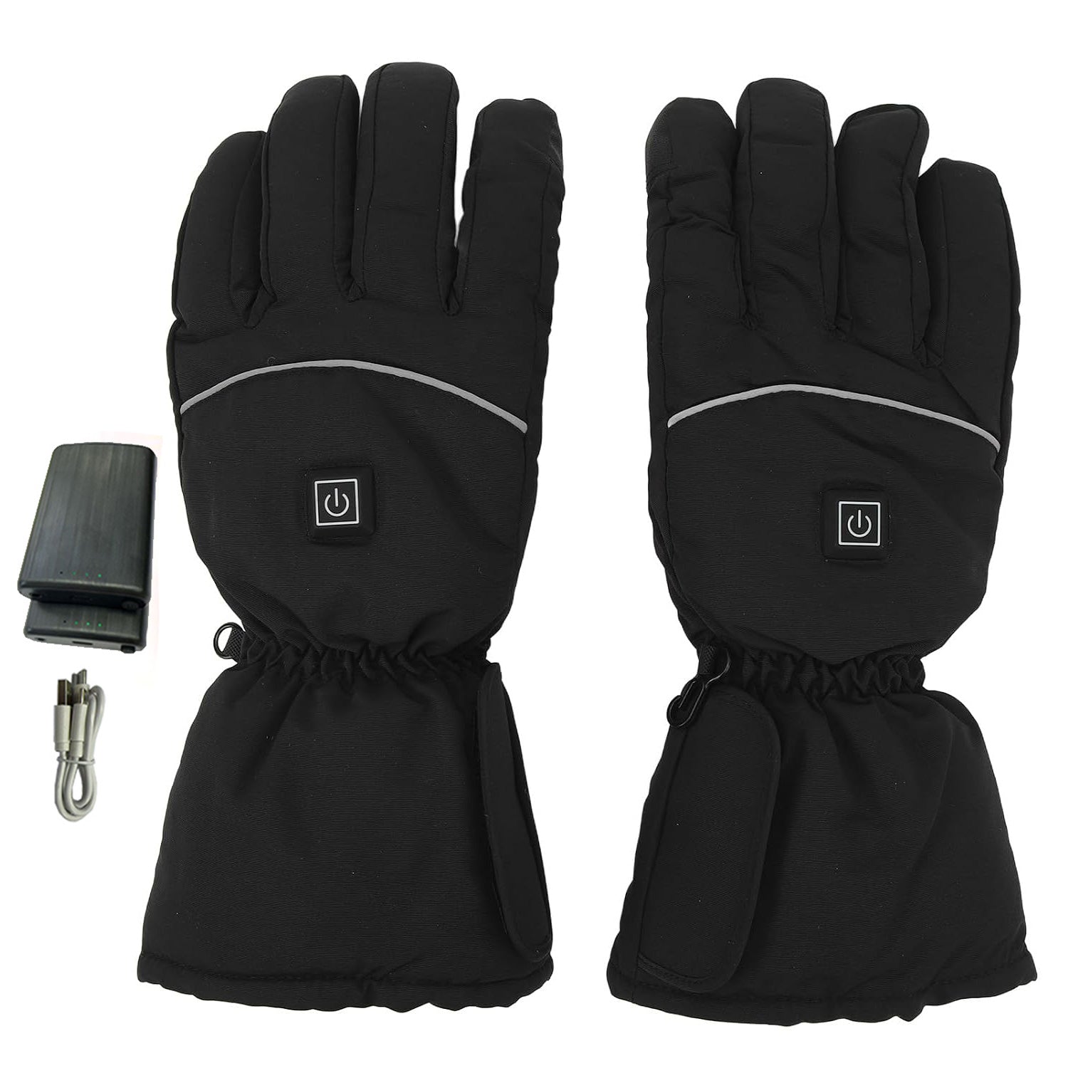 Touch Screen Heated Gloves with 2*8500mAh Batteries 3 Heating Mode Electric Heated Gloves for Sports Outdoor Hiking Riding Skiing Camping Motorcycle