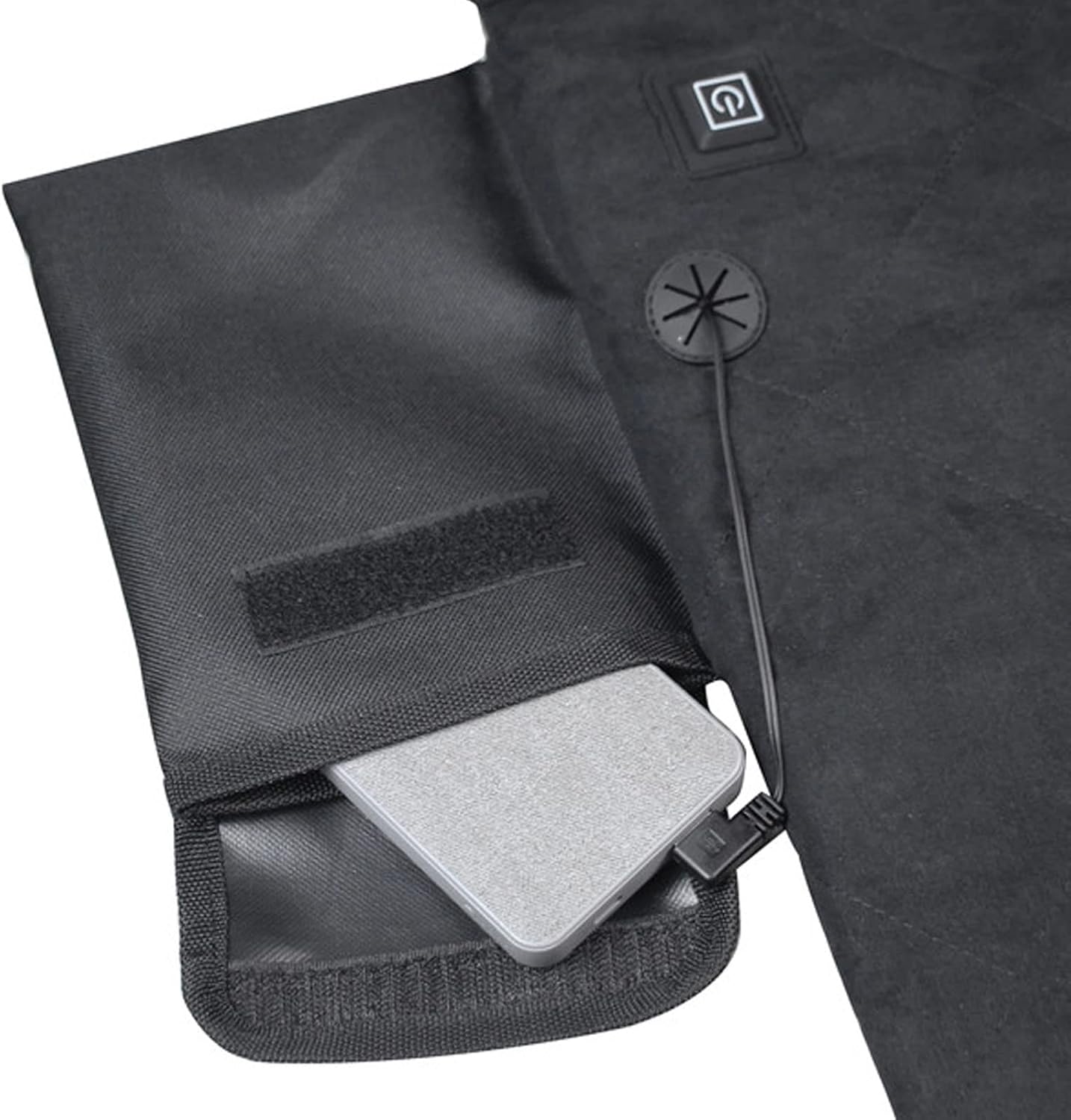 Portable Heated Folding Seat Cushion for Outdoor Activities Camping, Fishing And Hunting 3 Intelligent Temperature Control Waterproof USB Powered Stadium Bleacher Chair Heating Pad
