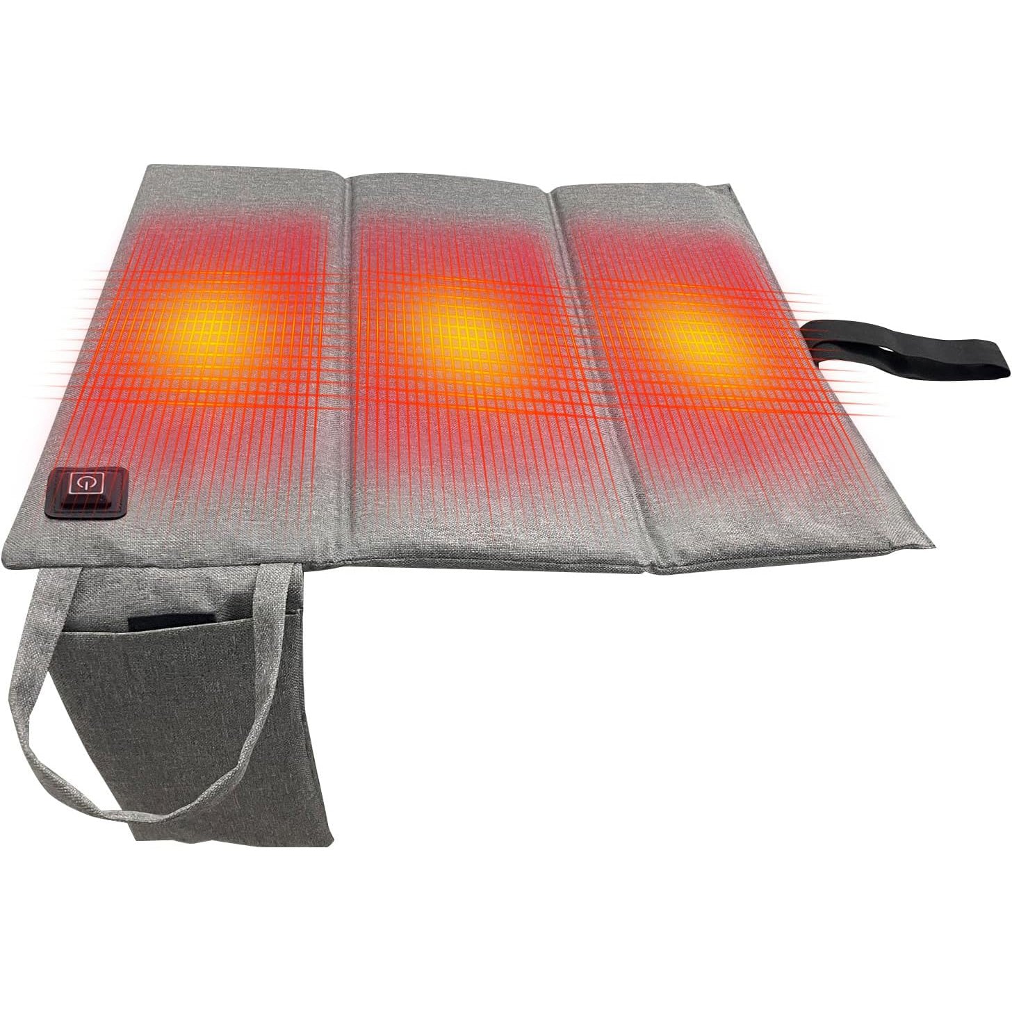 USB Run Pliable Stadium Seat Warmer Modifiable Thermoregulation Thin University Fabric Construction USB Warmed Seat Pillow