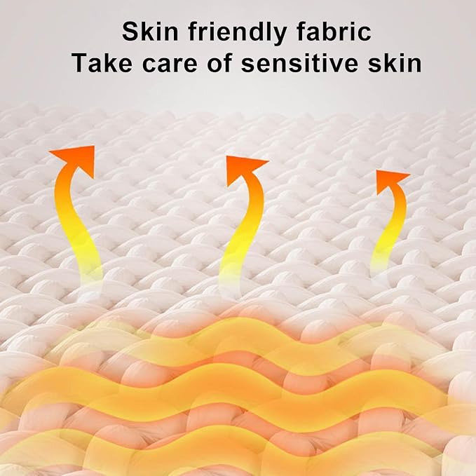 APP Remote Control Heated Long Socks with 2pcs 5000mAh Rechargeable Battery 3 Temperature Levels Foot Warmer Socks for Men Women