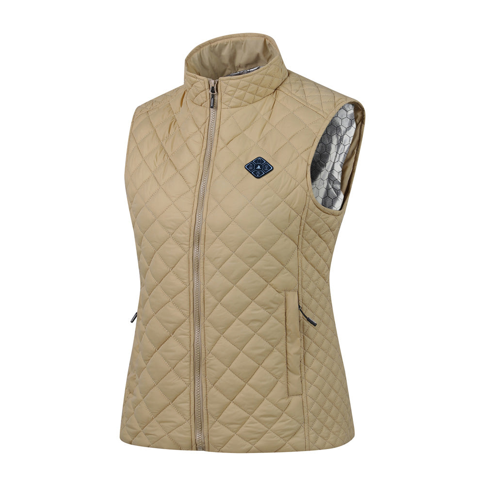 Women's Heated Waistcoat 21-zone Electric Heating Zones Rechargeable Sleeveless Thermal Insulated Vest