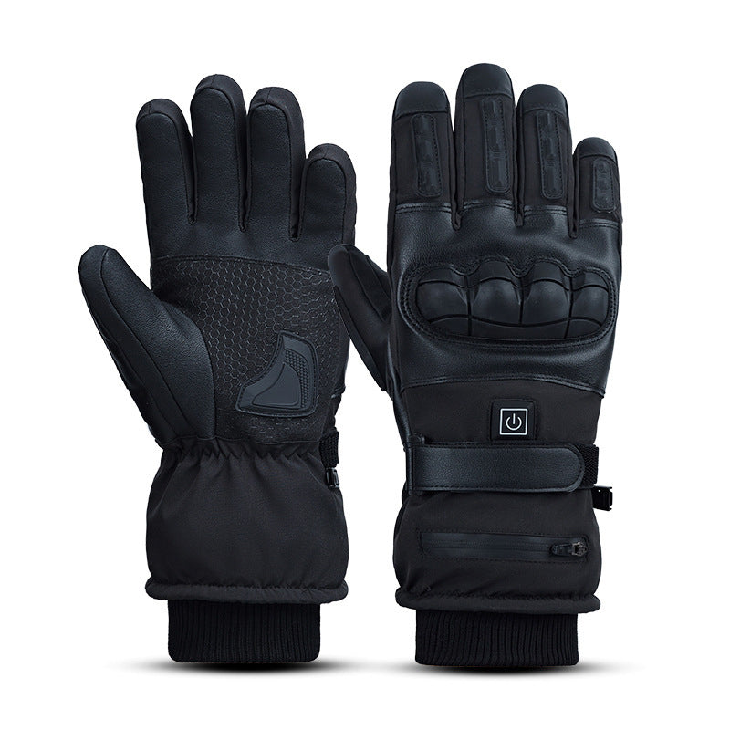Rechargeable Heated Gloves with 2*8500mAh Batteries Touchscreen Heating Gloves for Men Women for Outdoor Activities, Riding, Cycling & Cold Weather