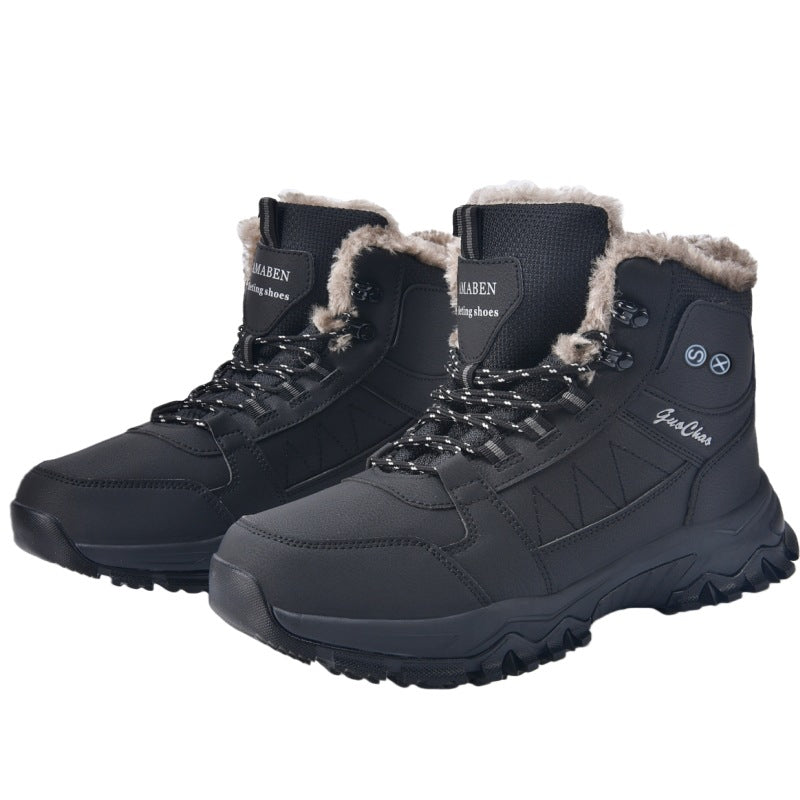Smart Heated Sneakers for Women with Rechargeable 20000mAh Battery 3 Heating Levels Electric Heated Shoes, Waterproof Upper, Non-Slip Rubber Sole, Winter Warmth Footwear for Hiking Outdoor Activities