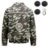 Cooling Fan Jacket for Men Women, Battery Powered 4 Fans Air Conditioned Work Uniform with Usb Reflective Stripe Cooling Fan Clothe for Outdoor Activities In Hot Weather