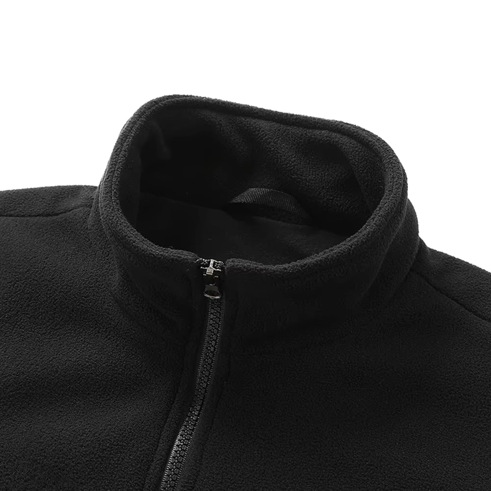 Fleece Heated Jackets for Men Women Temperature Display 9 Heated Areas 3 Gear Temperature USB Charging Heated Zip Up Coat for Outdoor Skiing Hiking