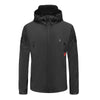 Heated Hooded Jacket for Men Women, Zip Up Lightweight Fleece Lined Heated Blouse, 7 Heating Areas USB Rechargeable Heated Soft Shell Coat for Winter and Outdoor Skiing Fishing Hiking